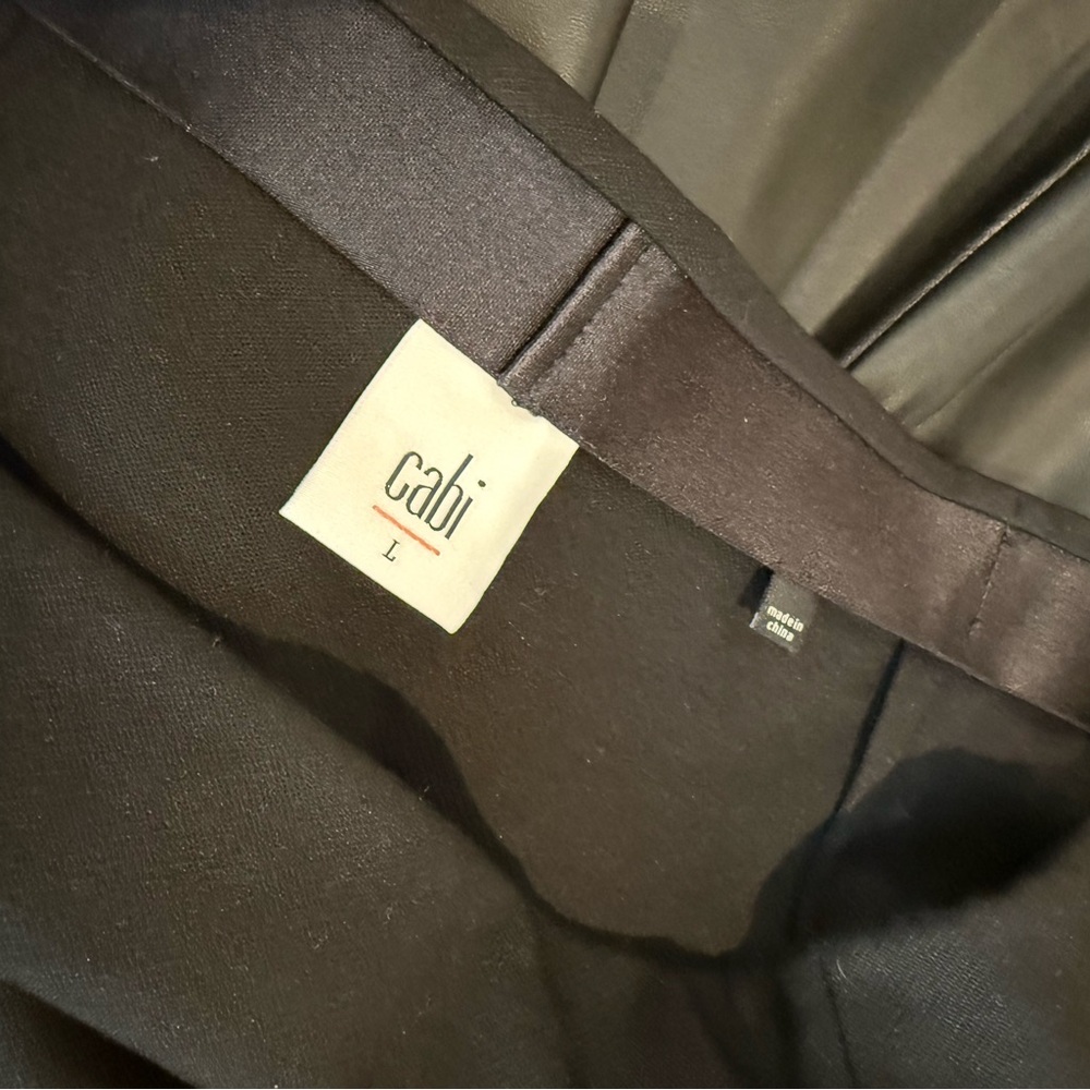 Cabi Skirt Style 548 Owens Faux Leather Black
